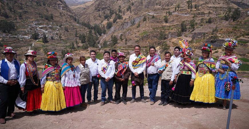 Proyecto “Andenes y paisajes culturales productivos” Moquegua Midagri Perú