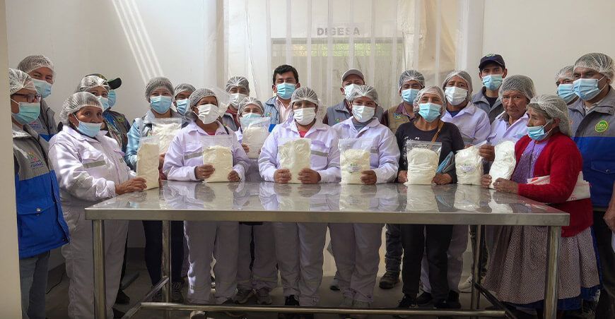 Planta de procesamiento de granos andinos en Santa Rosa disponible para productores Apurímac Perú