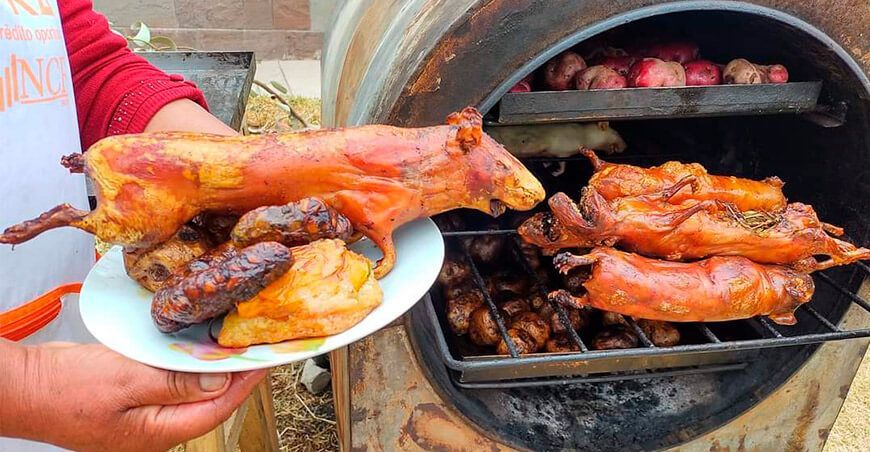 platillos gastronómicos a base de cuyes Perú