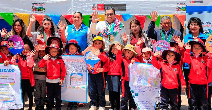 pescado fresco para luchar contra la anemia en Puno Perú