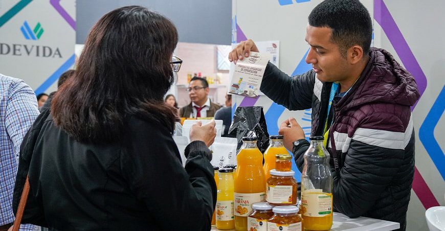 Productores de desarrollo alternativo lograron compromisos de ventas en Expoalimentaria Devida Perú