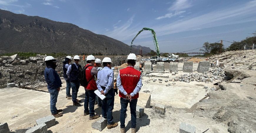 Advierten riesgos de pagos indebidos en obra de rehabilitación de bocatoma Racarumi Lambayeque Perú