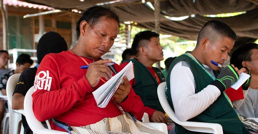 Asháninkas lideran la prevención y manejo de incendios en la selva central Perú
