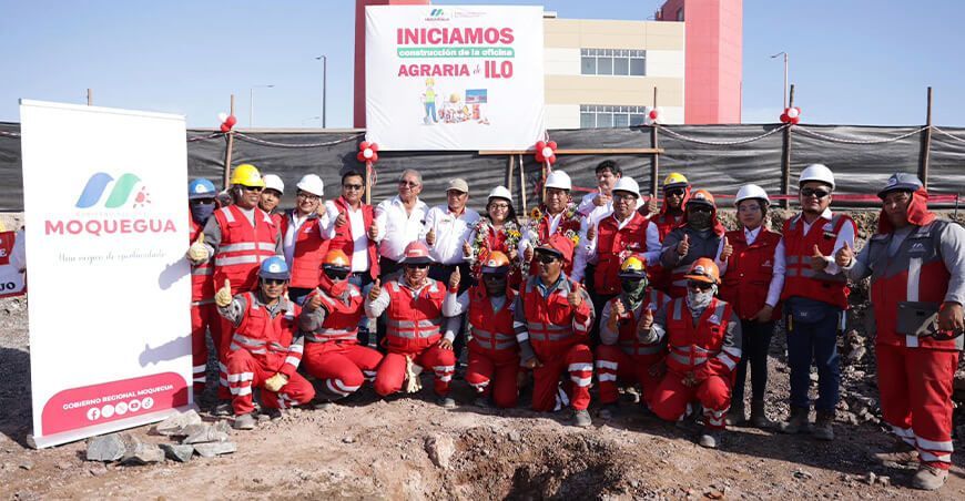 Inician construcción de nueva agencia agraria en Ilo Moquegua Perú