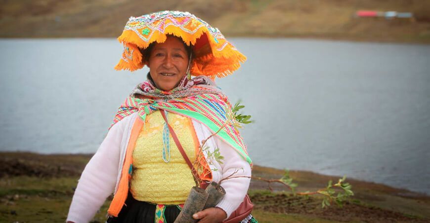 Agro Rural inició campaña forestal Calca Cusco Perú