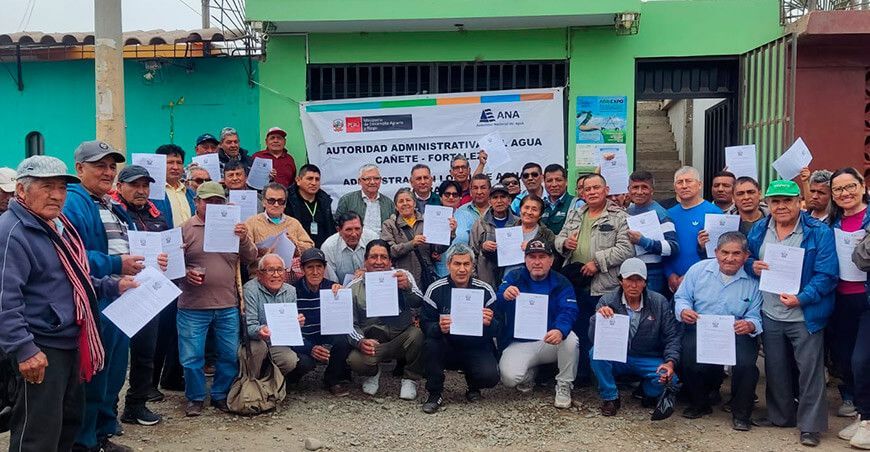 ANA garantiza suministro de agua para más de 700 agricultores de Supe Lima Perú