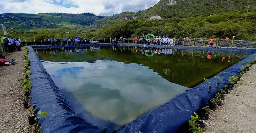 Cajamarca cumplió la meta de construir 113 reservorios en Santa Cruz