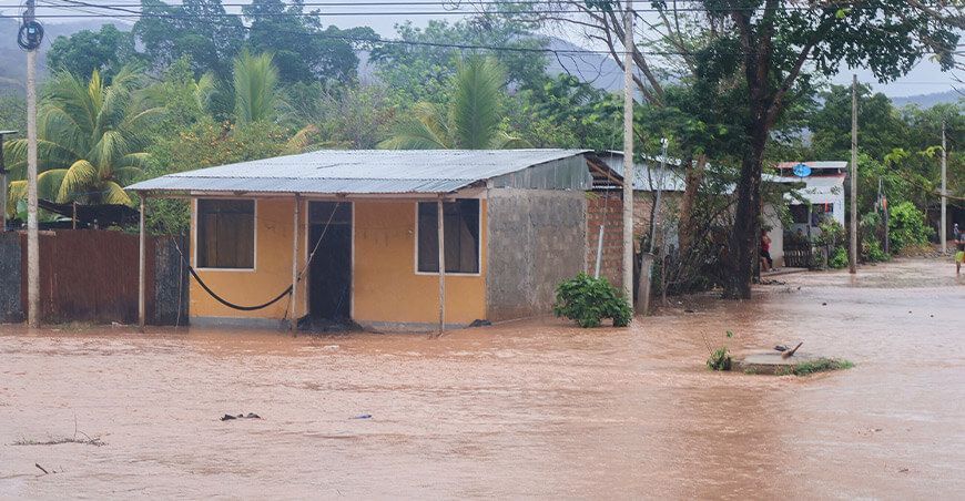 Gobierno declara en estado de emergencia 15 distritos de San Martín por intensas lluvias
