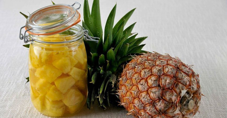 Exportaciones de conserva d de piña peruana