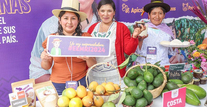 subvenciones económicas por S/9.9 millones a organizaciones agrarias de mujeres Midagri Perú