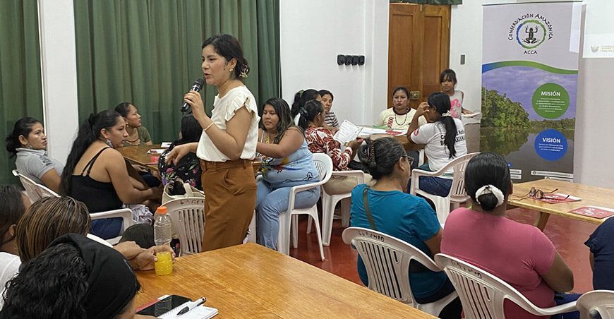 Mujeres de comunidades nativas recibieron formación en comercio y exportación Madre de Dios Perú