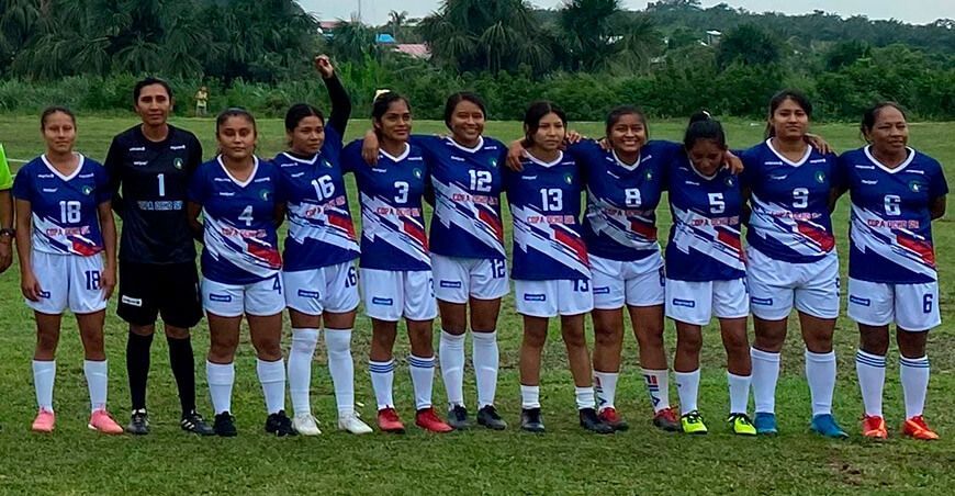 Campeonato de fútbol intercomunidades de palmicultora Ocho Sur  Ucayali Perú