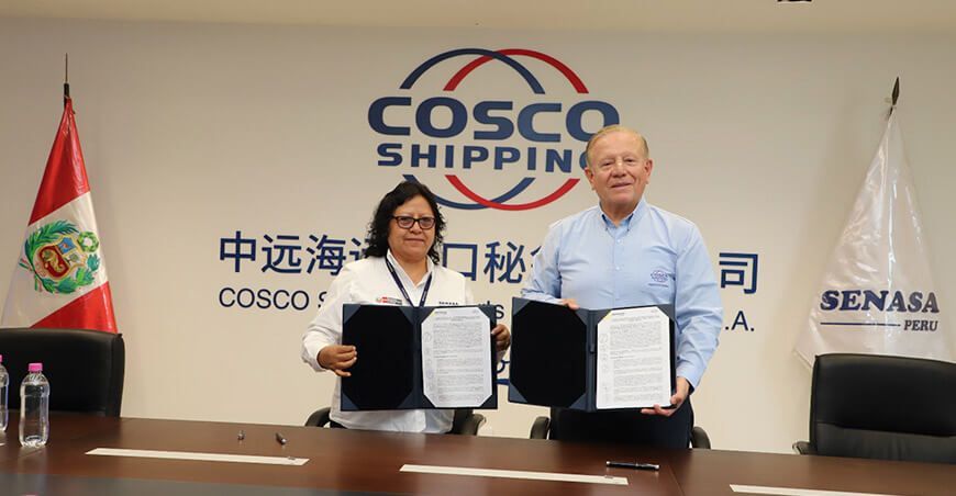 Senasa convenio COSCO Shipping Ports Chancay Perú S.A.