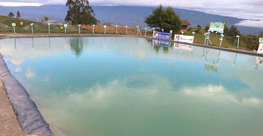 Cajamarca cumplió la meta de construir 237 reservorios en Chota siembra y cosecha de agua