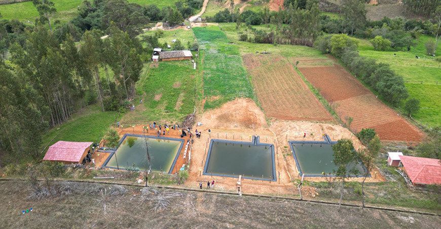 Inauguran 83 reservorios para potenciar la agricultura y ganadería en Matará Cajamarca Perú