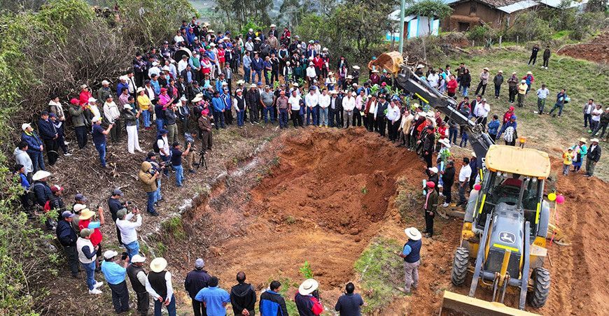 Cajamarca construirá 1313 reservorios para riego en la provincia de San Miguel
