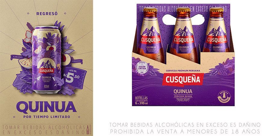 Cerveza Cusqueña Quinua Perú