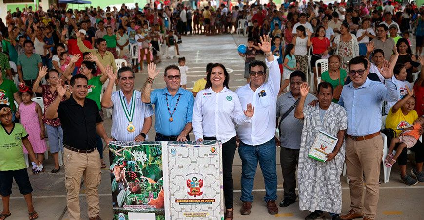 Devida transfirió S/544 800 para georreferenciación de 10 comunidades nativas Ucayali Perú