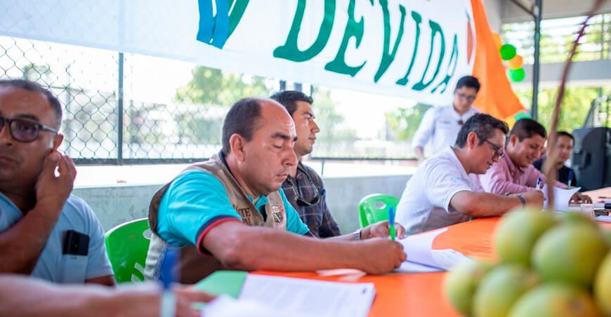 Devida impulsará actividad naranja en distritos de Juanjuí y Pajarillo San Martín Perú