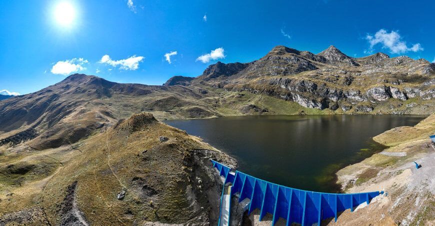 Inauguraron dique del sistema de riego Ismuñay en Santillana