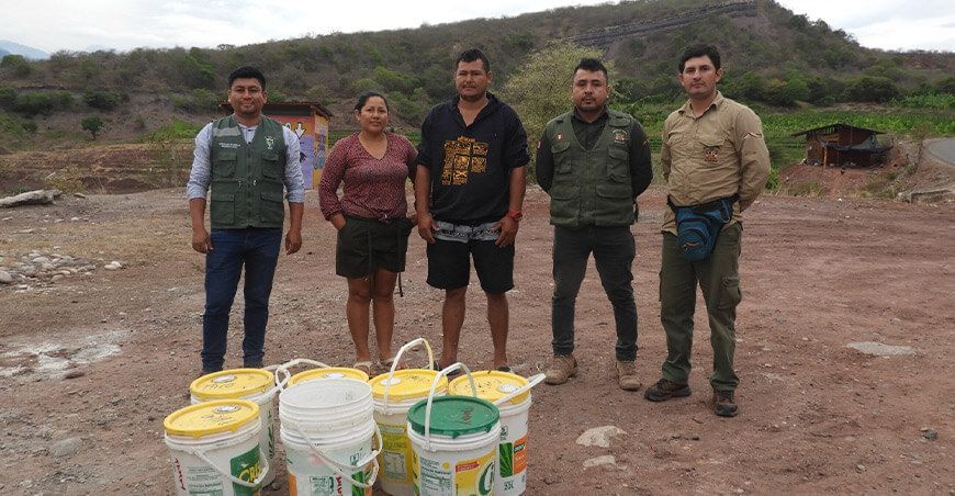 Entregaron 18 000 alevinos de gamitana a piscicultores de Cajaruro Amazonas Perú