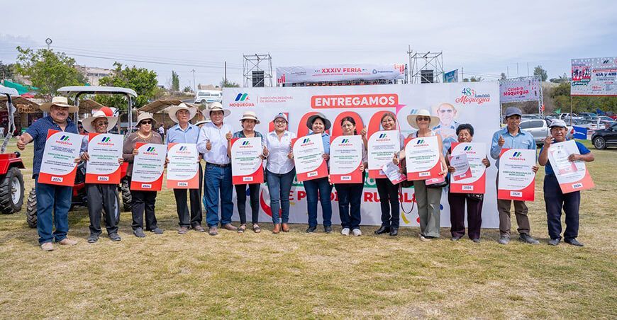 Entregaron 1000 títulos de propiedad rural en Moquegua