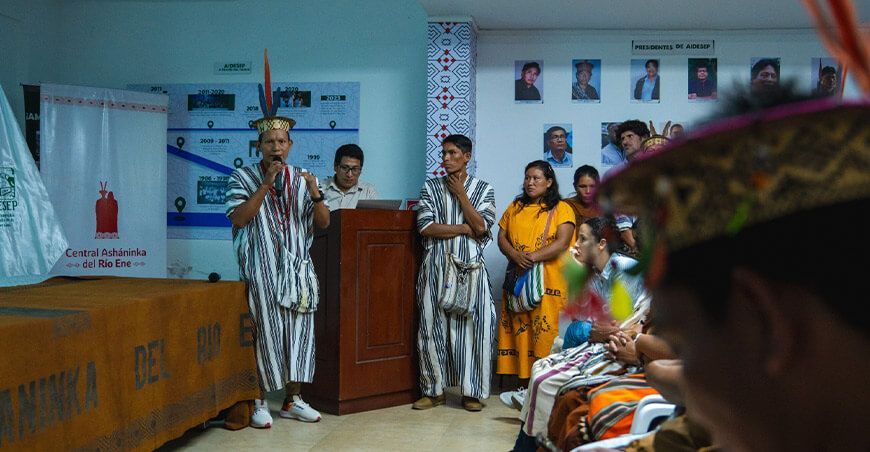 La Central Asháninka del Río Ene familias asháninkas