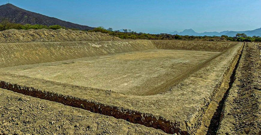 reservorios en cinco distritos de Piura Perú