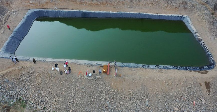Entregan microrreservorio a productores agropecuarios de Calpa Cochamarca Oyón Lima