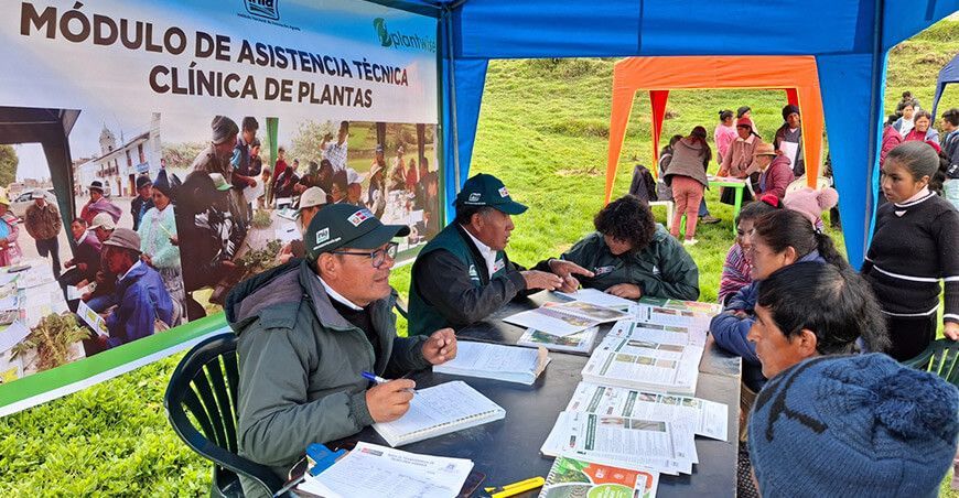 INIA Módulo clínica de plantas productores Perú