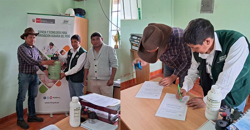 INIA pajillas de semen ganado vacuno ganaderos de Apurímac
