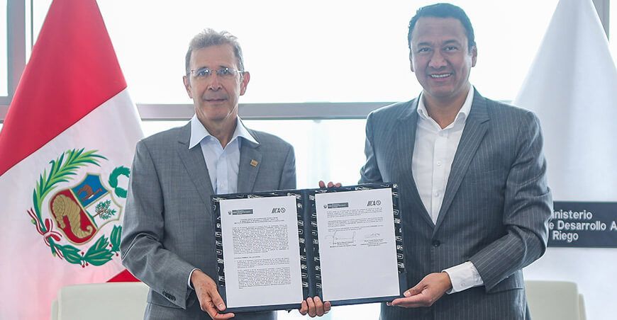 Midagri e IICA impulsarán proyectos para el desarrollo sostenible del agro peruano