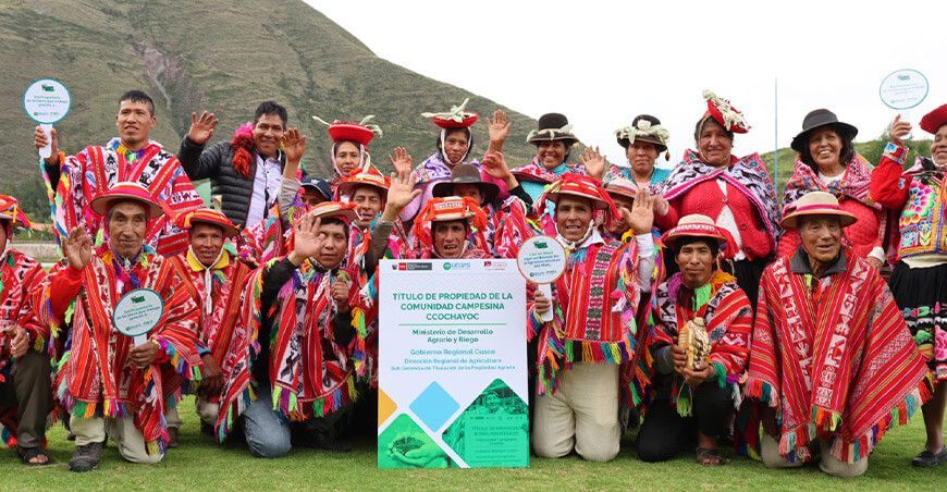 Midagri títulos propiedad comunidades campesinas de Cusco Perú