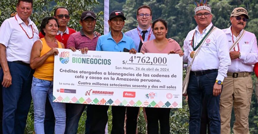 Minam movilizó más de S/18 millones para financiar bionegocios en la Amazonía peruana