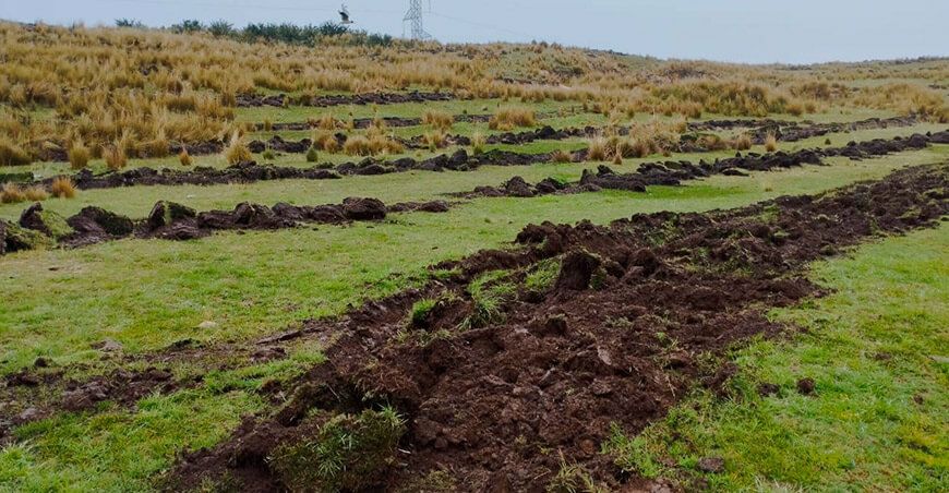 zanjas de infiltración para almacenar agua de lluvia Junín Perú