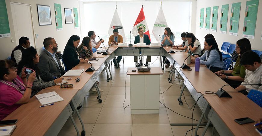Serfor recibió a la delegación del Instituto Forestal Nacional de Paraguay