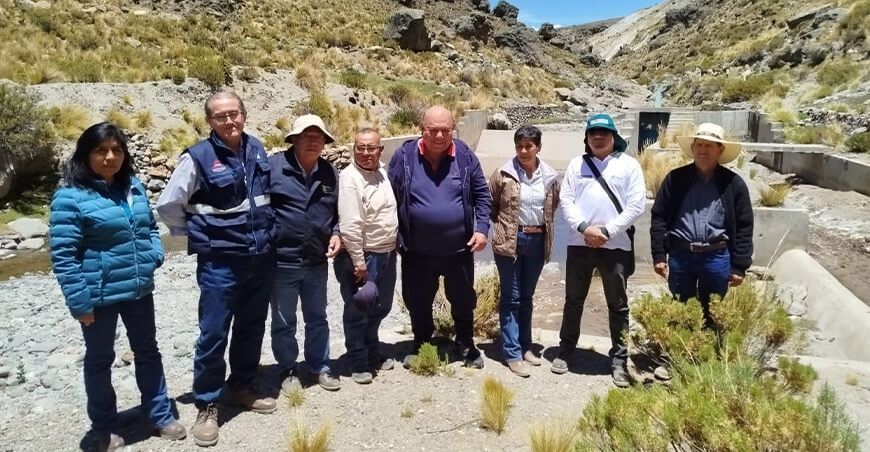 Ejecutarán obra de mejoramiento de la bocatoma y canal de Tacalaya Tacna Perú