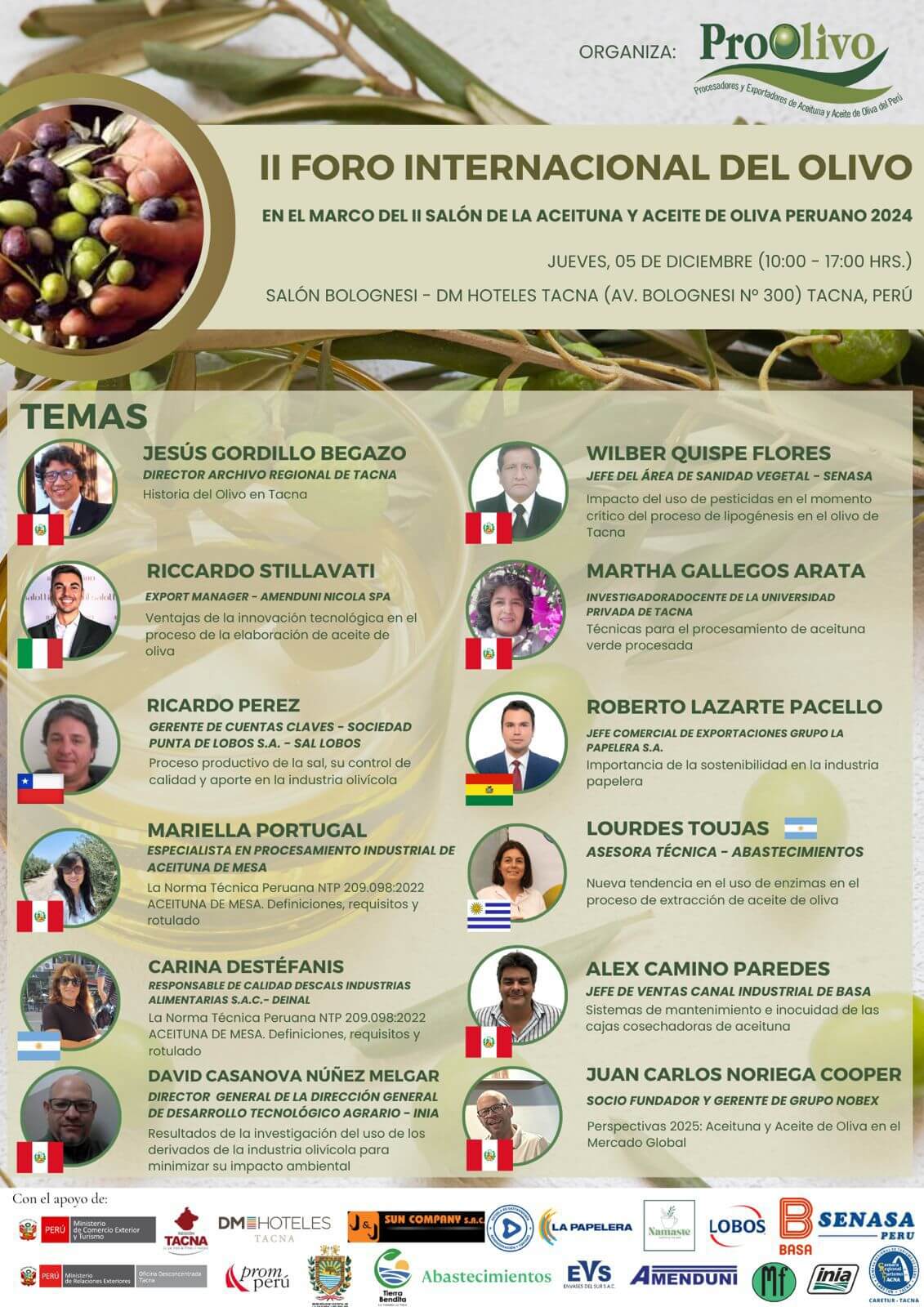 evento aceituna peruana