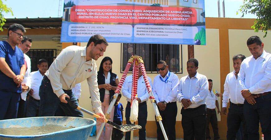 Inician ampliación del Centro de Salud de Nuevo Chao a través de Obras por Impuestos La Libertad Perú