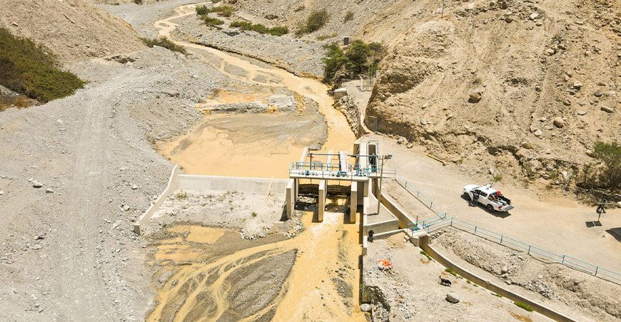 Incremento del caudal en la bocatoma de Challata asegura agua para Tacna Perú