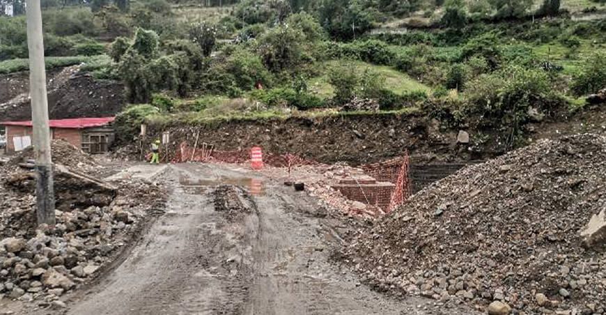 Detectan irregularidades en camino vecinal en distrito de San Marcos Ancash Perú