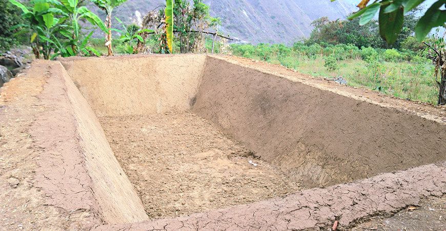 reservorios en San Benito para potenciar la agricultura Cajamarca Perú