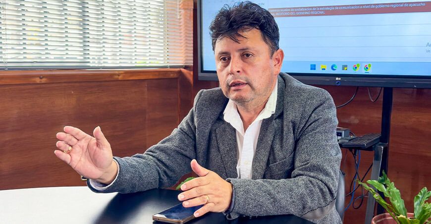 Melsmao Oré Ruiz asume como nuevo director regional de Agricultura de Ayacucho