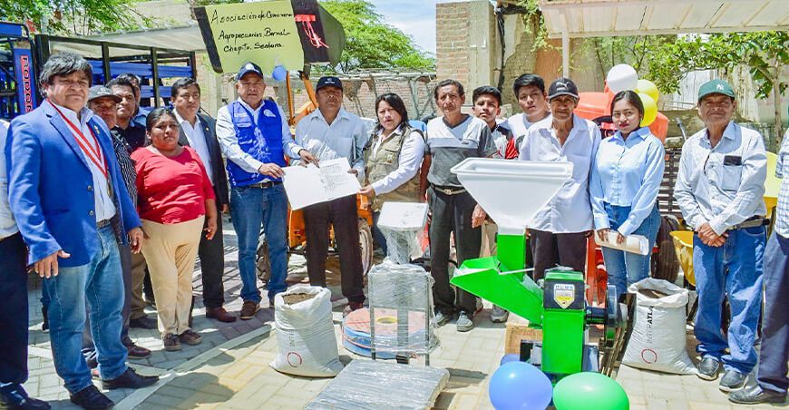 Productores de Sechura fortalecen producción de fosfocompost Piura Perú