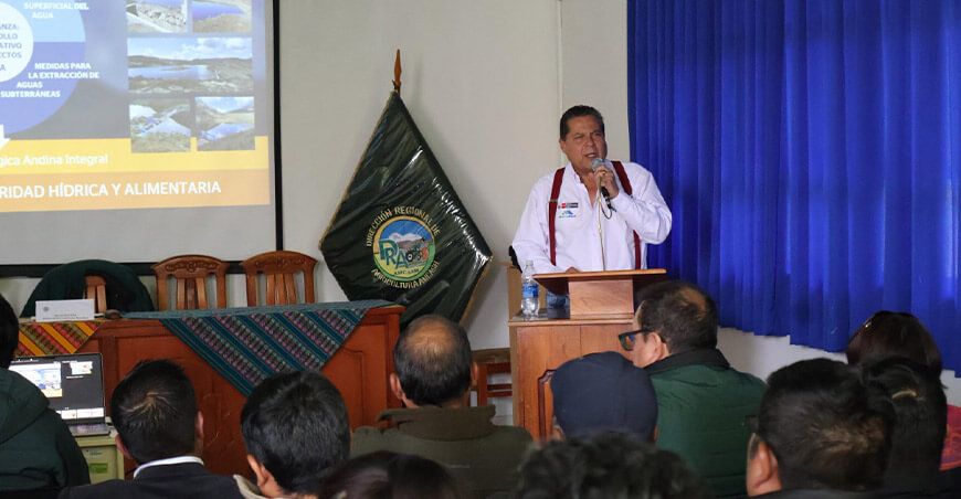 Capacitación fortalece la gestión hídrica en Áncash Sierra Azul Perú