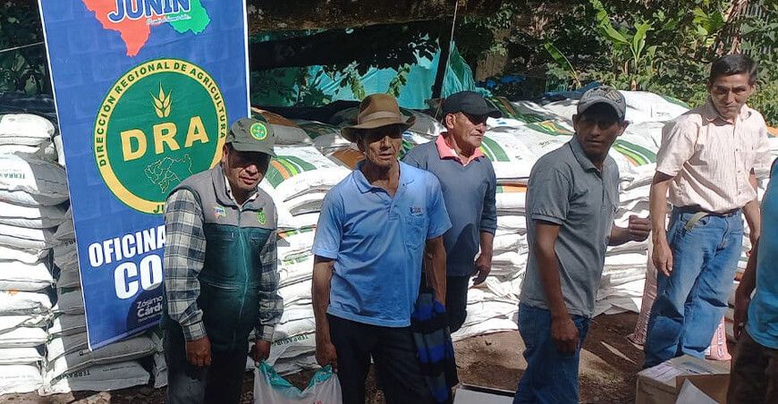Fortalecen cadena productiva de la asociación cafetalera de Santo Domingo de Acobamba Junín
