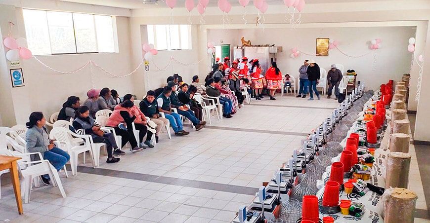 Implementan módulo demostrativo para la crianza de cuyes en Unión Leticia GORE Junín Perú