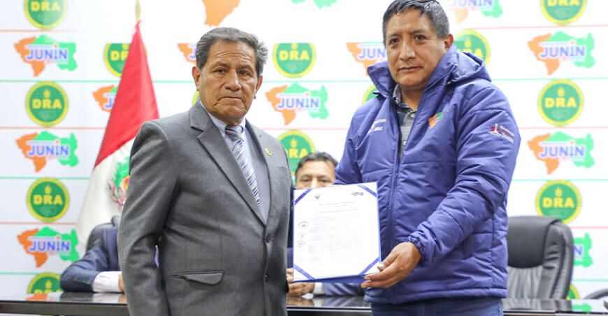 Jaime Aquino Aquino es el nuevo director regional de Agricultura de Junín Perú