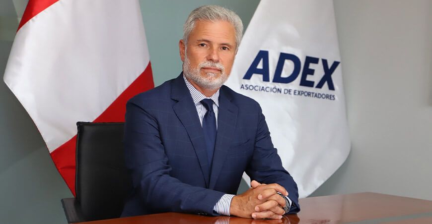 presidente de la Asociación de Exportadores (ADEX), Julio Pérez Alván
