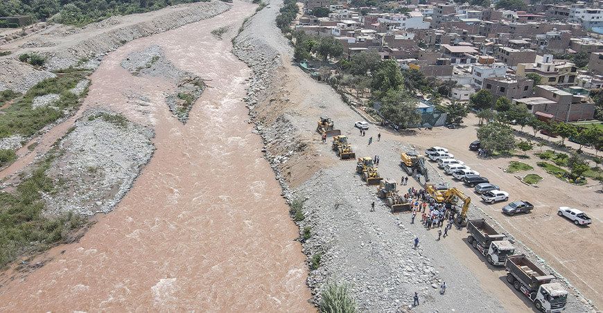 Refuerzan medidas para mitigar efectos de lluvias intensas en 39 puntos críticos ANA limpieza descolmatación ríos y quebradas